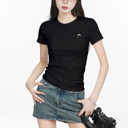 Slim Fit Minimal Logo T-Shirt