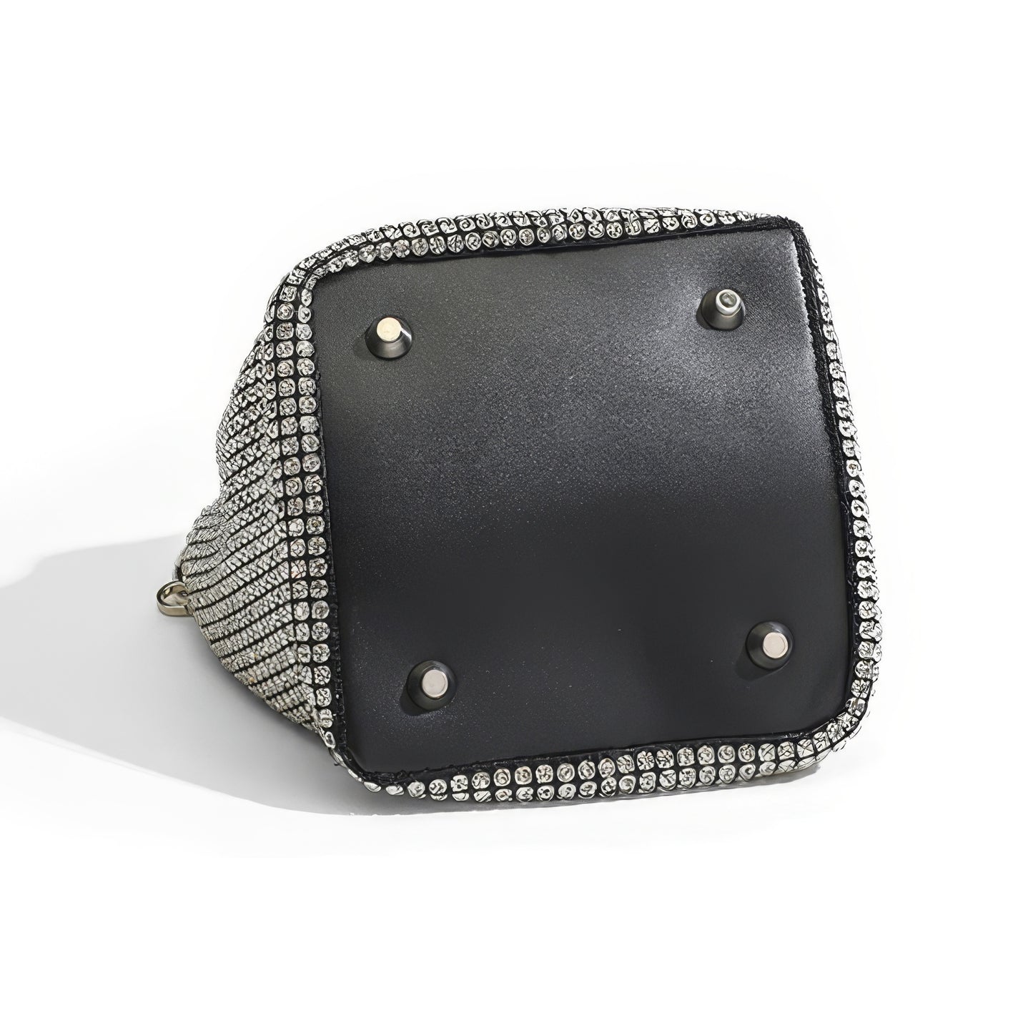 Crystal Mesh Chain Handle Mini Bag