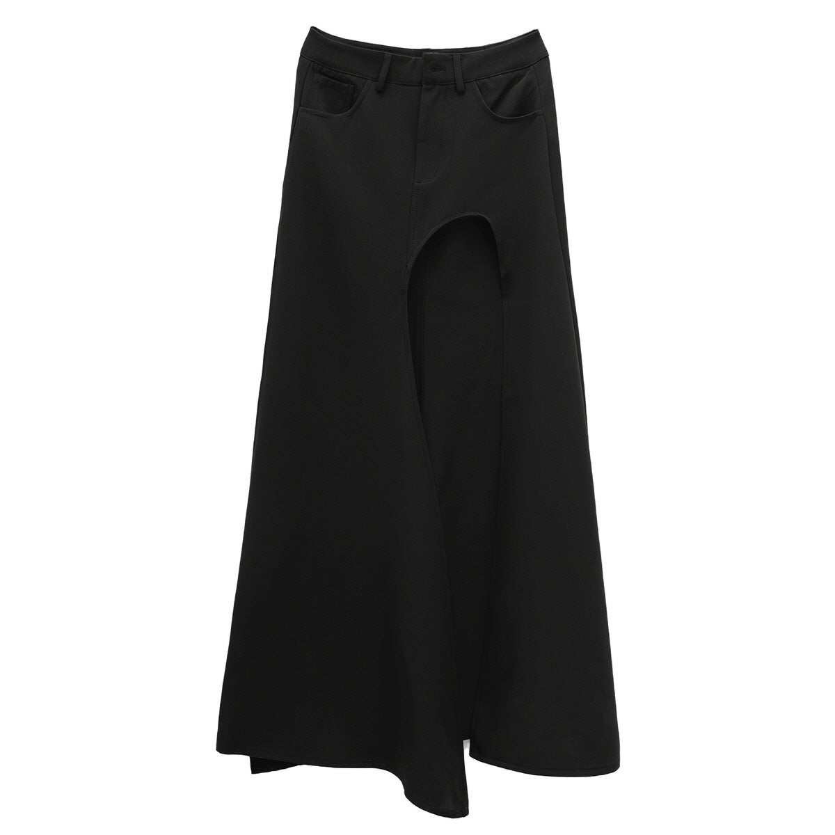 Extreme Slit Wide-Leg Pants