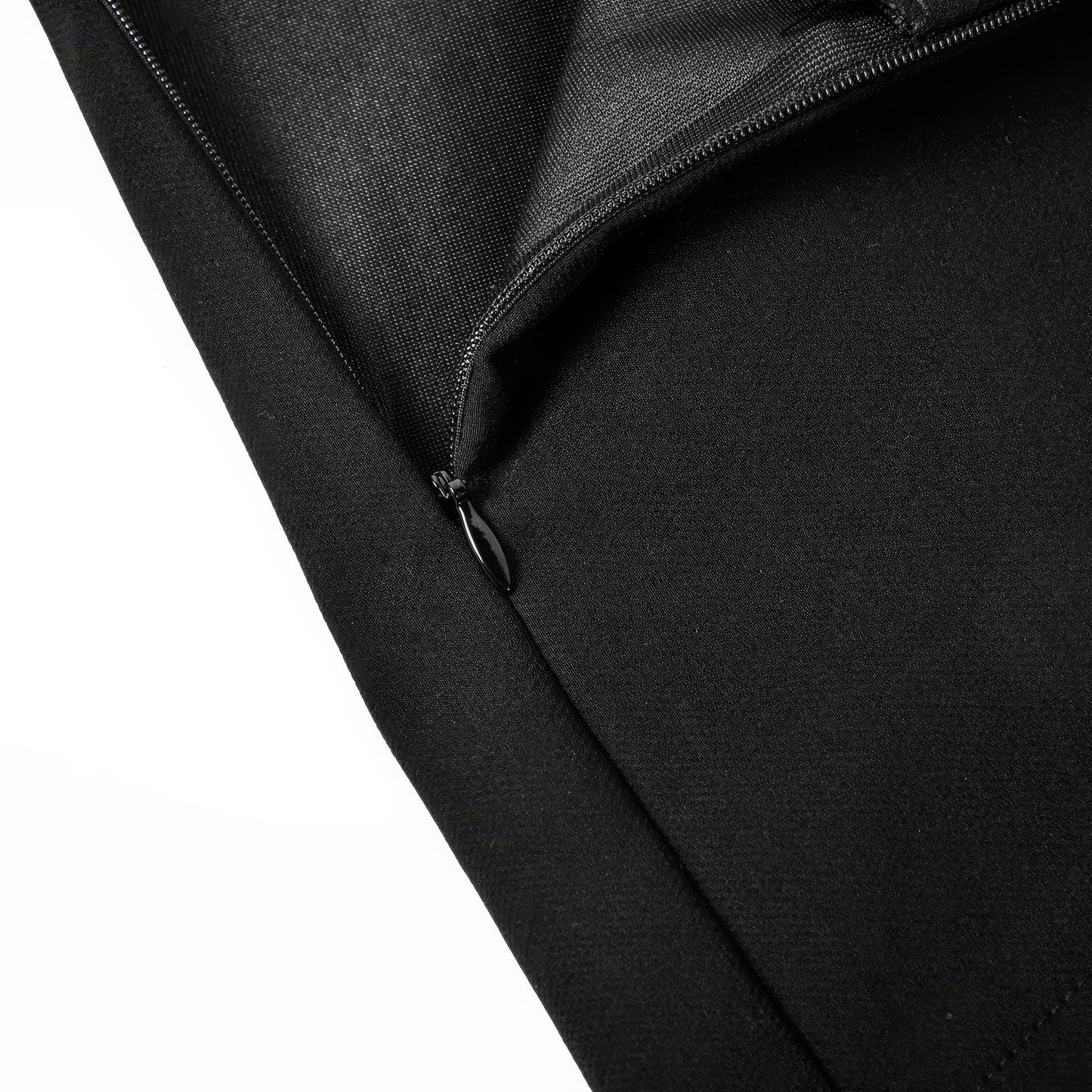 Slim Belted High Waist Black Shorts