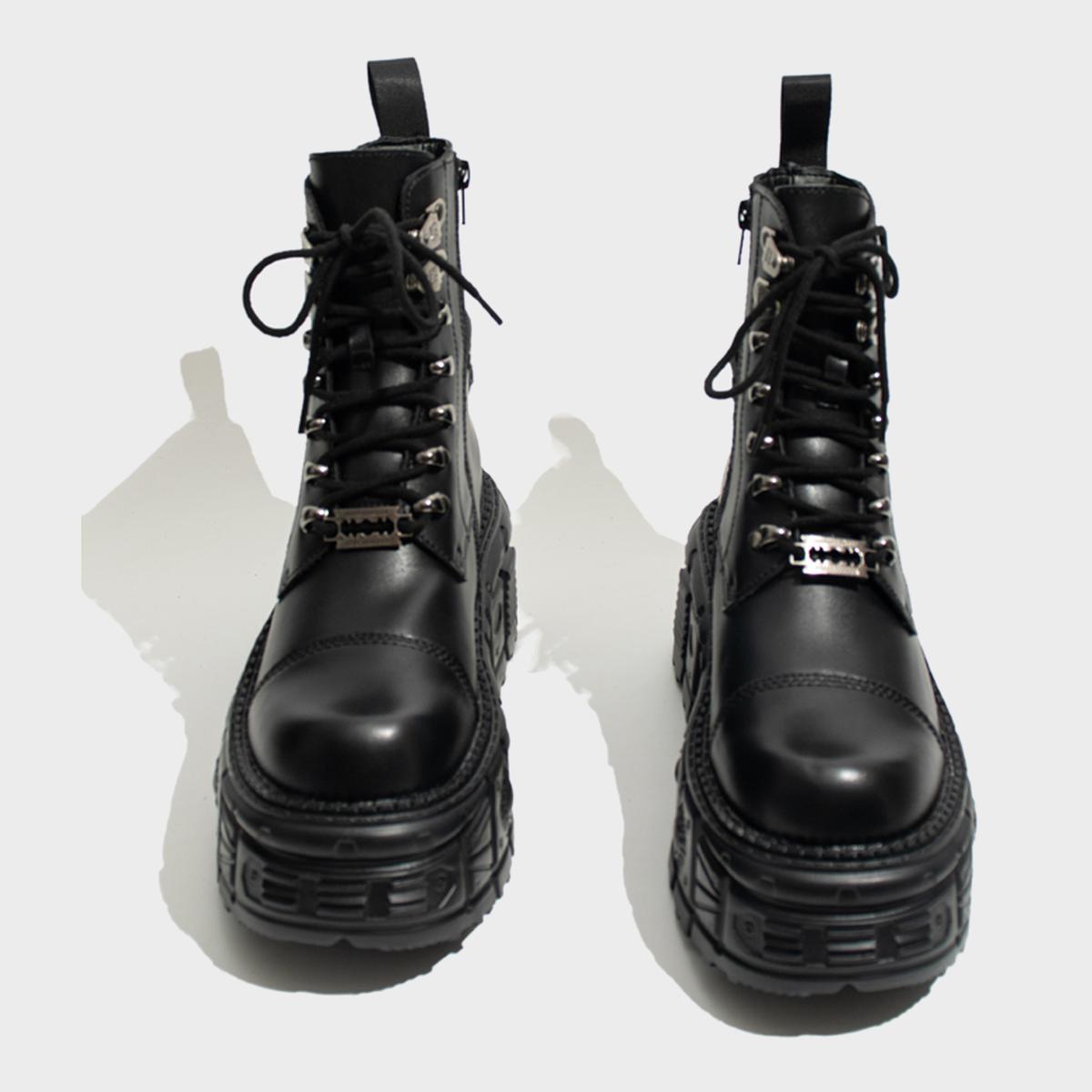 Industrial Combat Platform Boots