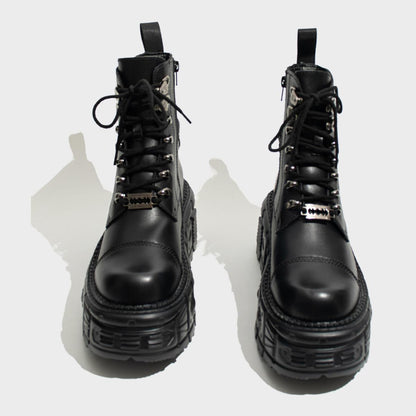 Industrial Combat Platform Boots