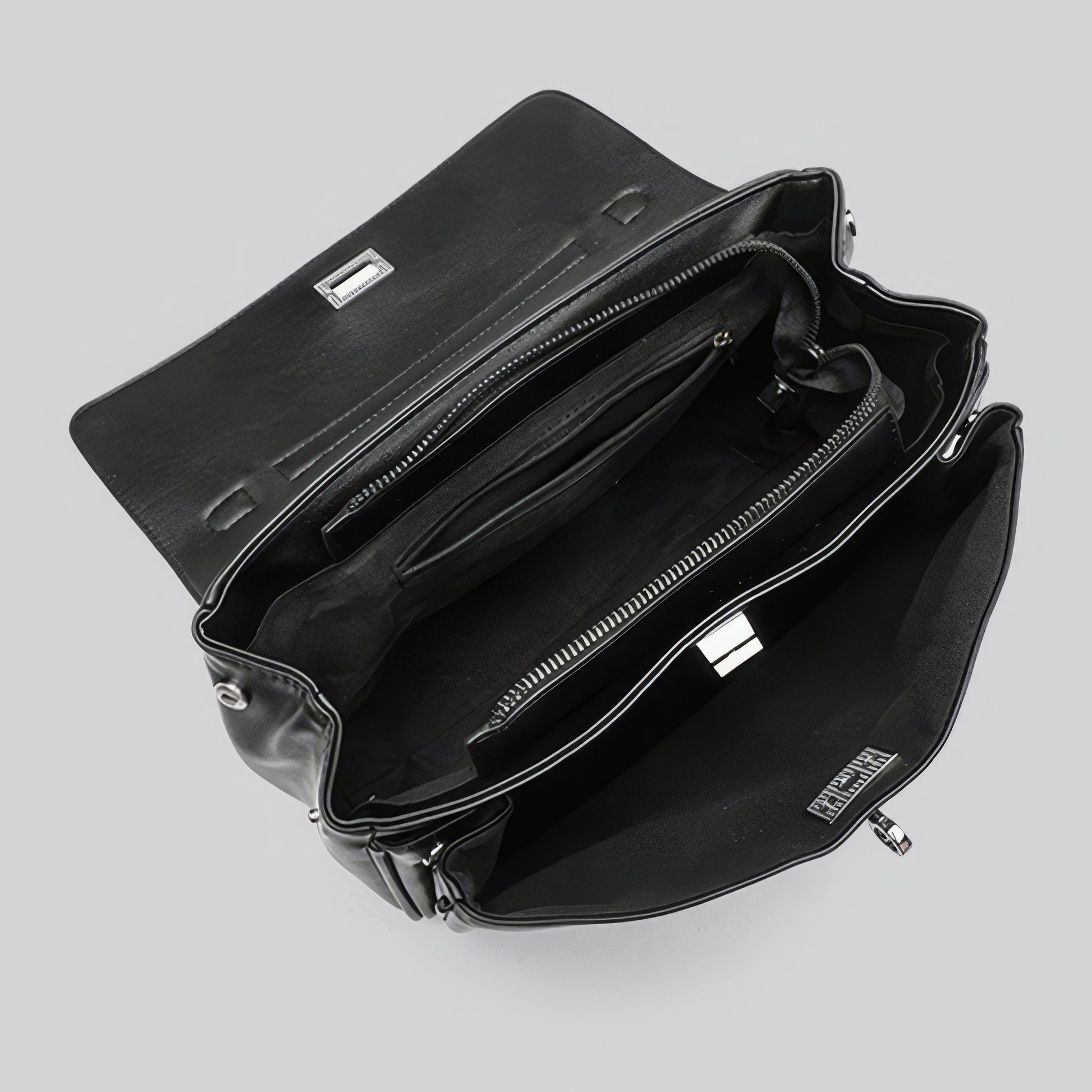 Structured Matte Flap Shoulder Bag