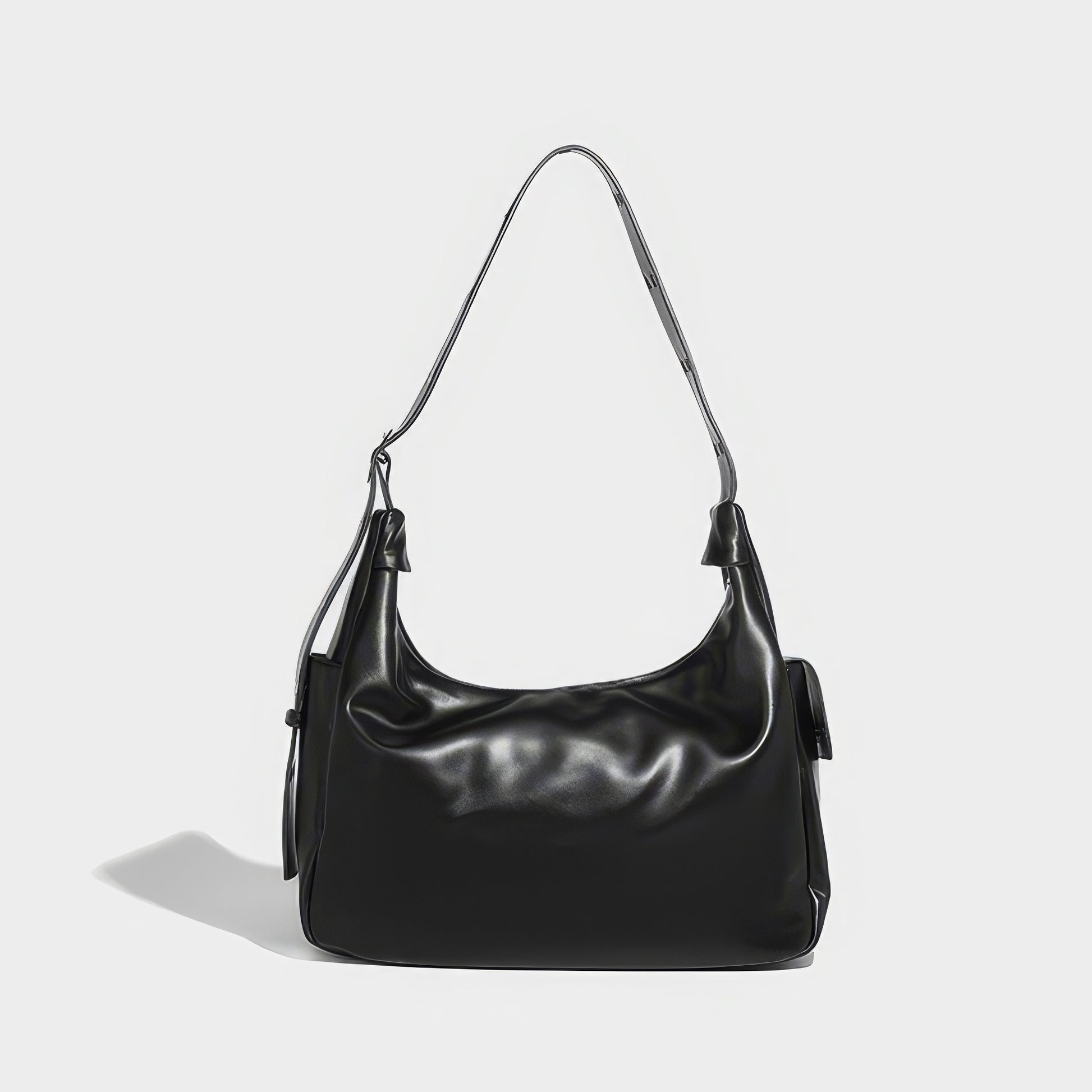 Convertible Pocket Chain Detail Shoulder Bag