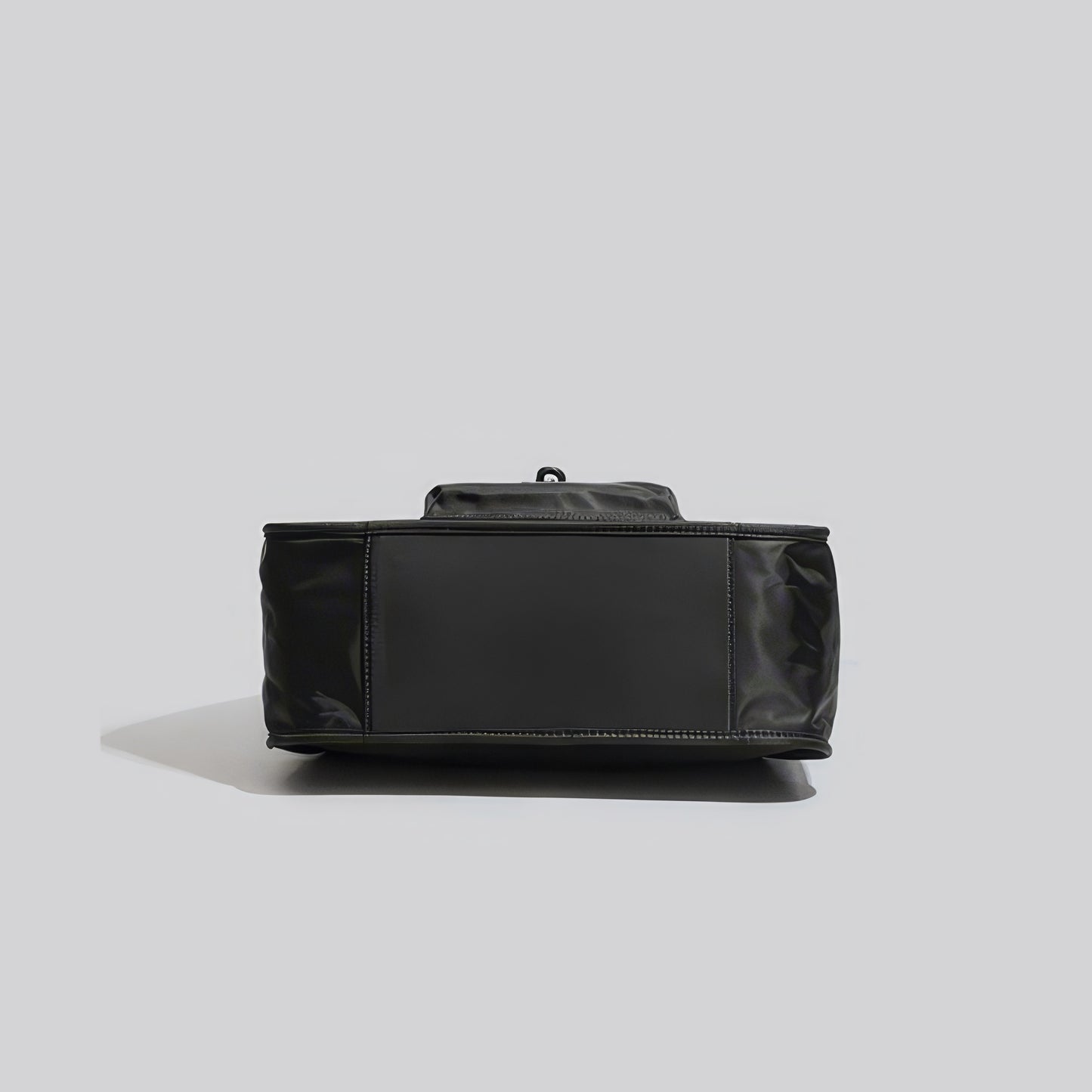 Utility Pocket Nylon Shoulder Tote Bag