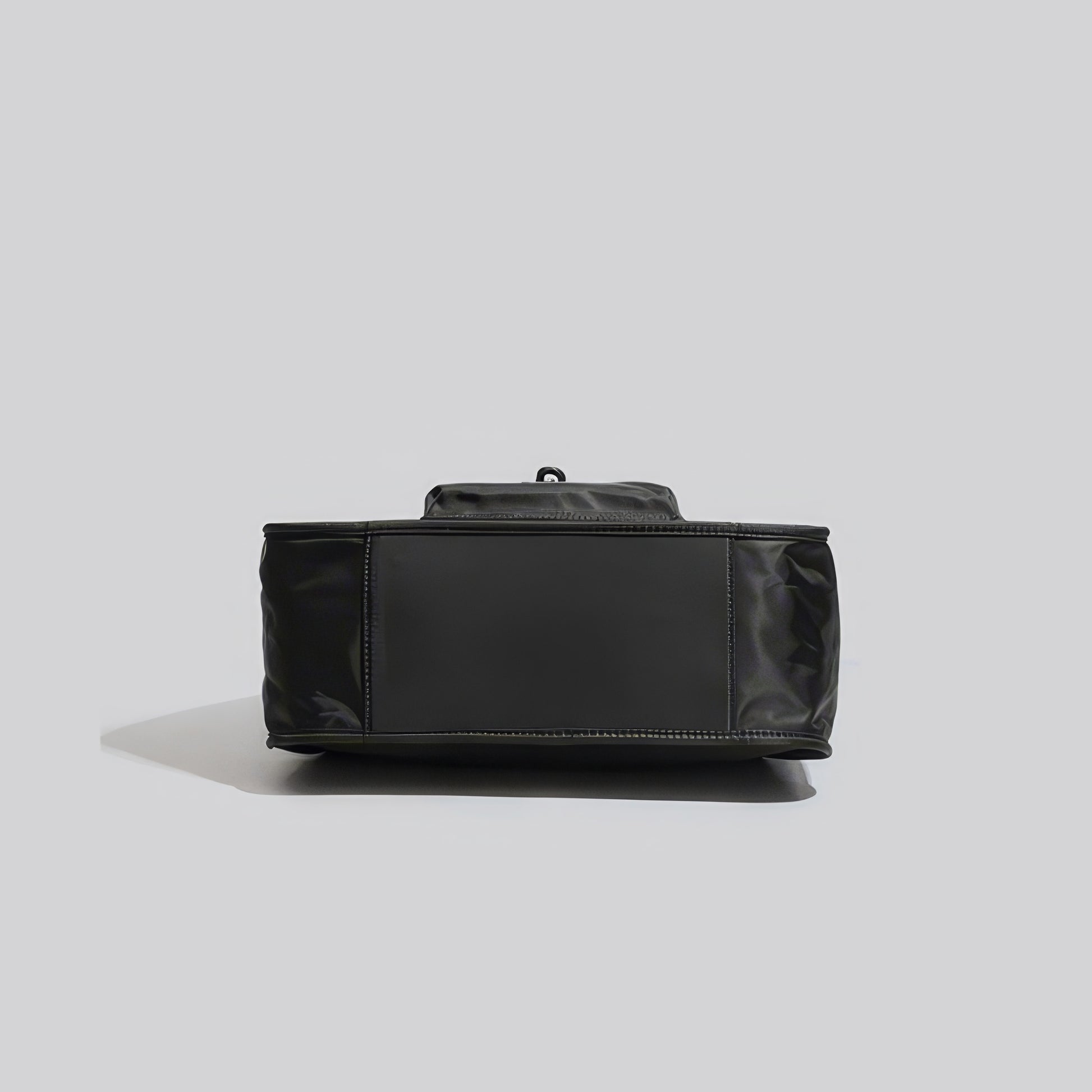 Utility Pocket Nylon Shoulder Tote Bag
