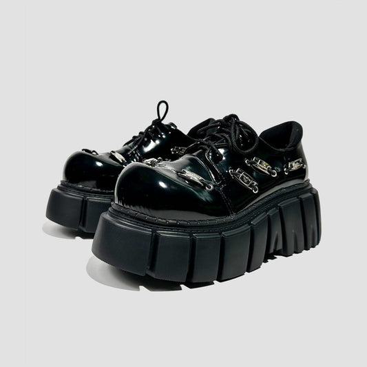 Chain-Link Patent Platform Shoes