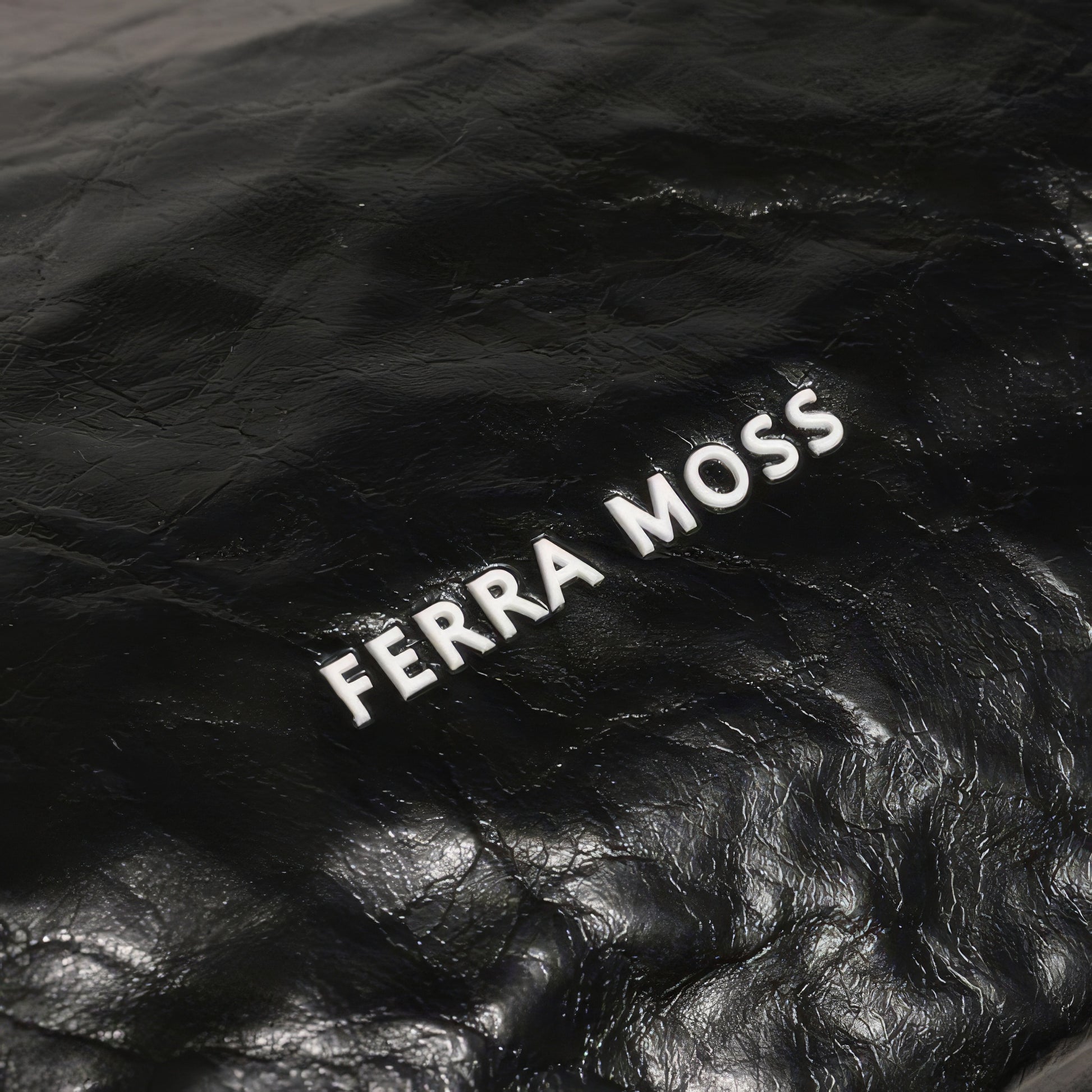 Glossy Crinkle Texture Shopper Bag