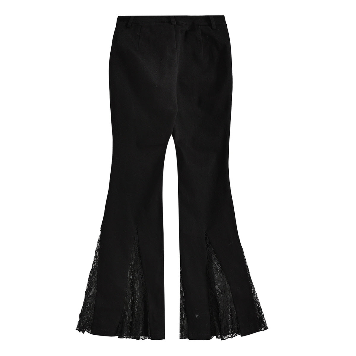 Slit Lace Flare Pants