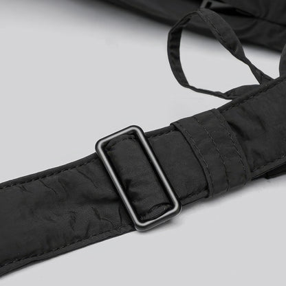 Drawstring Strap Soft Crescent Shoulder Bag