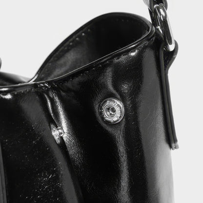 Glossy Dual Handle Cutout Tote Bag
