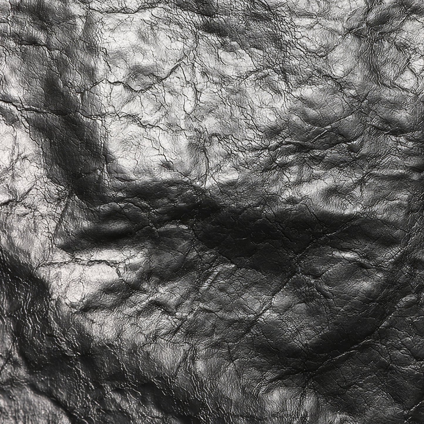 Glossy Crinkle Texture Shopper Bag