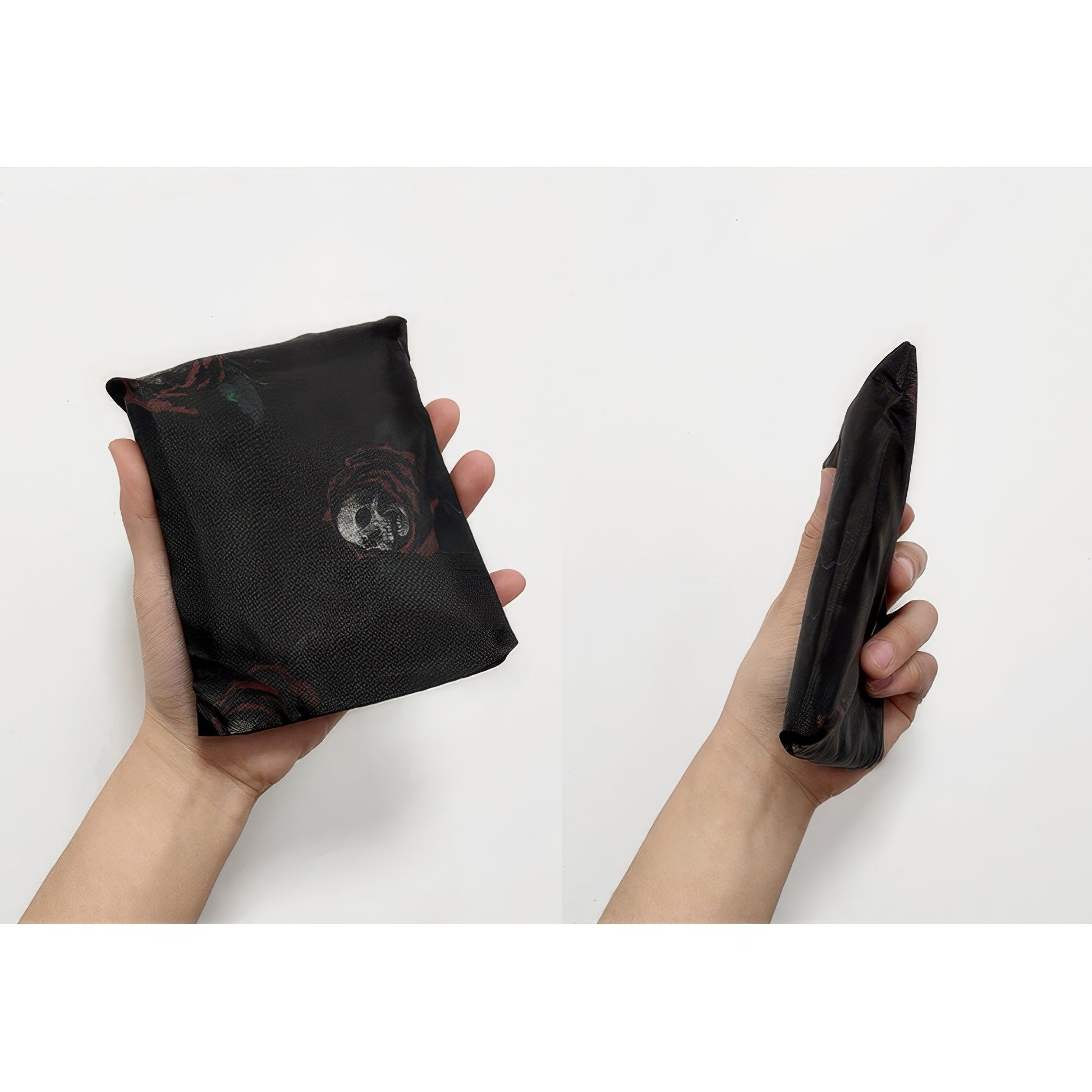 Skull Rose Foldable Eco Tote Bag