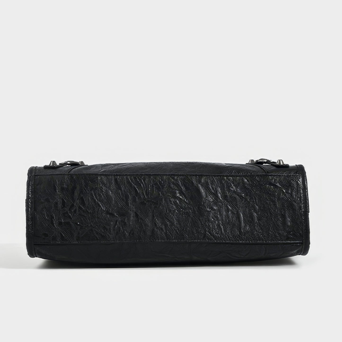 Distressed Buckle Strap Handbag