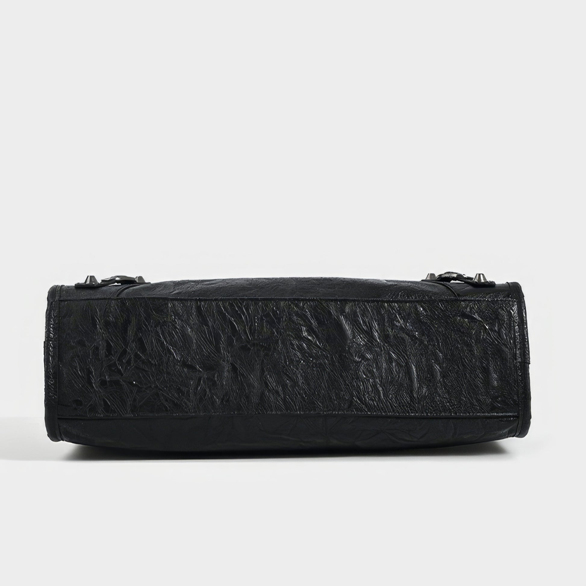 Distressed Buckle Strap Handbag