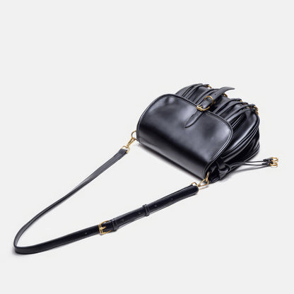 Ring Strap Buckle Detail Shoulder Bag
