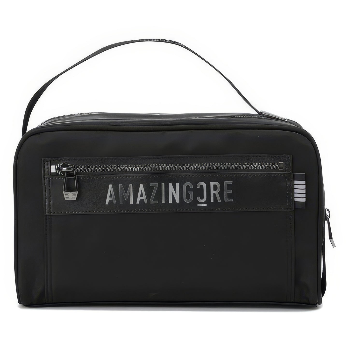 Multi-Compartment Skull Detail Utility Bag
