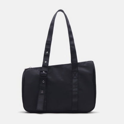 Minimal Buckle Strap Nylon Tote