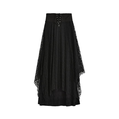 Corset Lace Maxi Skirt