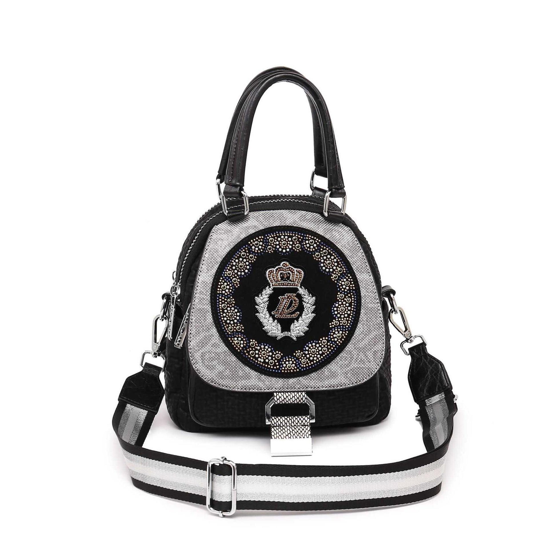 Emblem Patch Contrast Mini Backpack