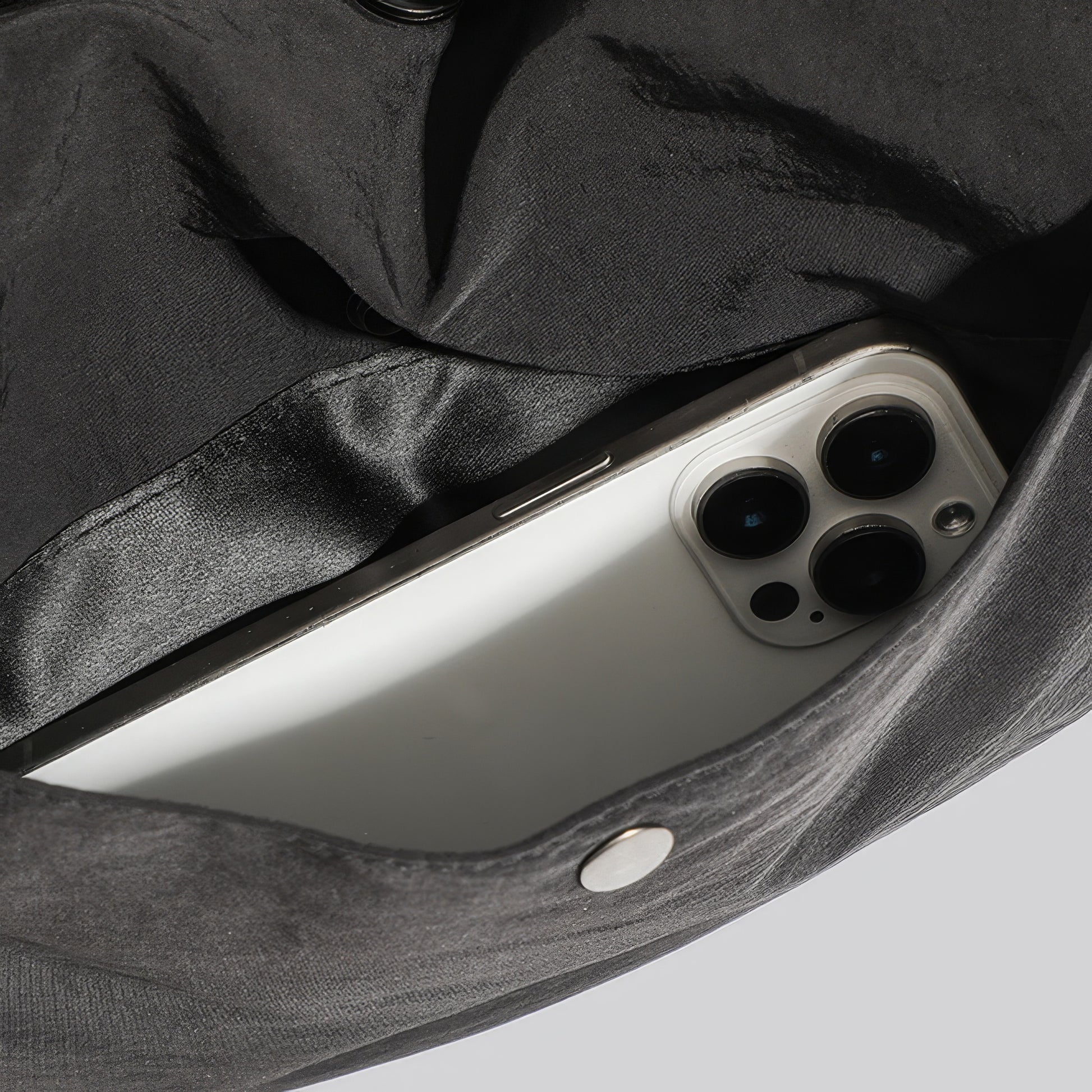 Utility Zip Crescent Shoulder Bag