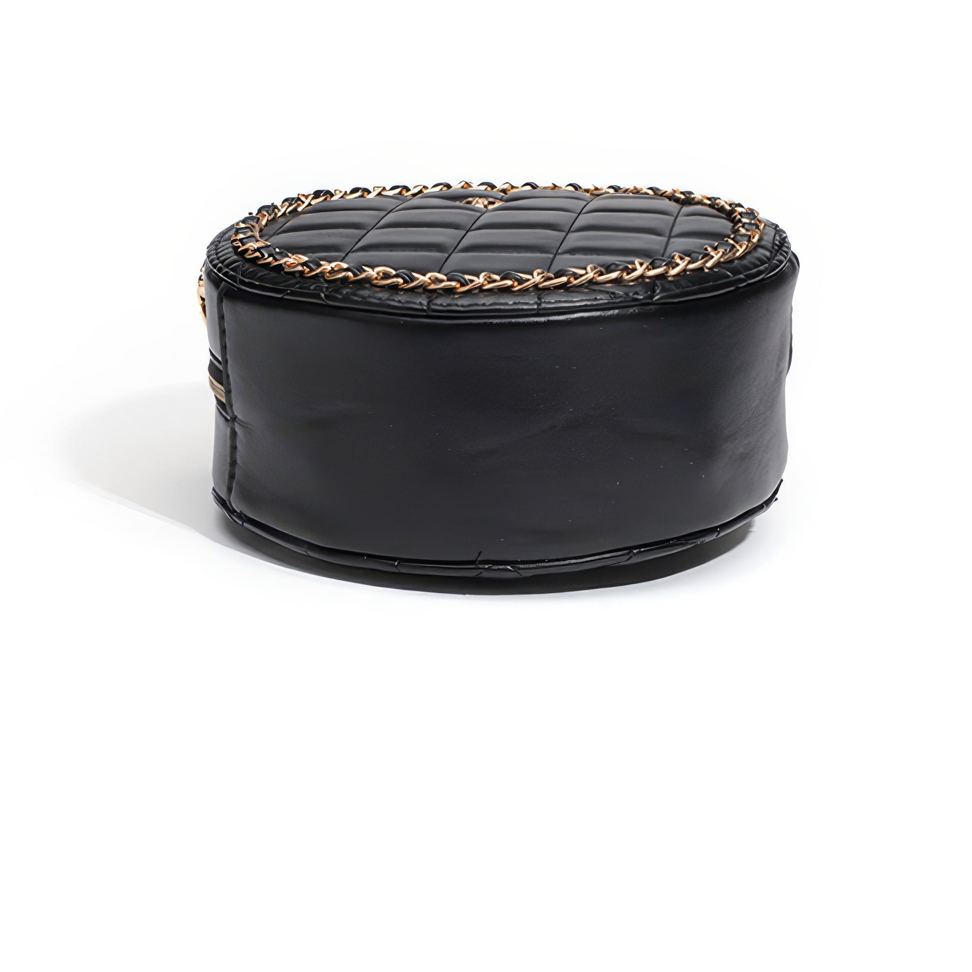 Quilted Circle Chain Mini Bag