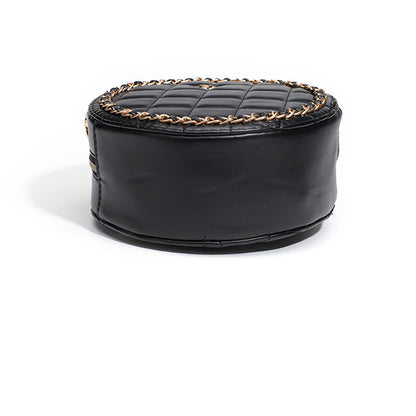 Quilted Circle Chain Mini Bag