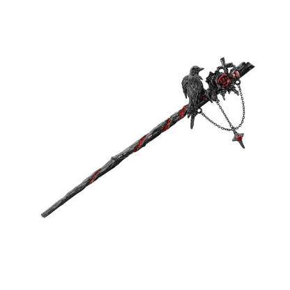 Raven Rose Chain Hair Stick