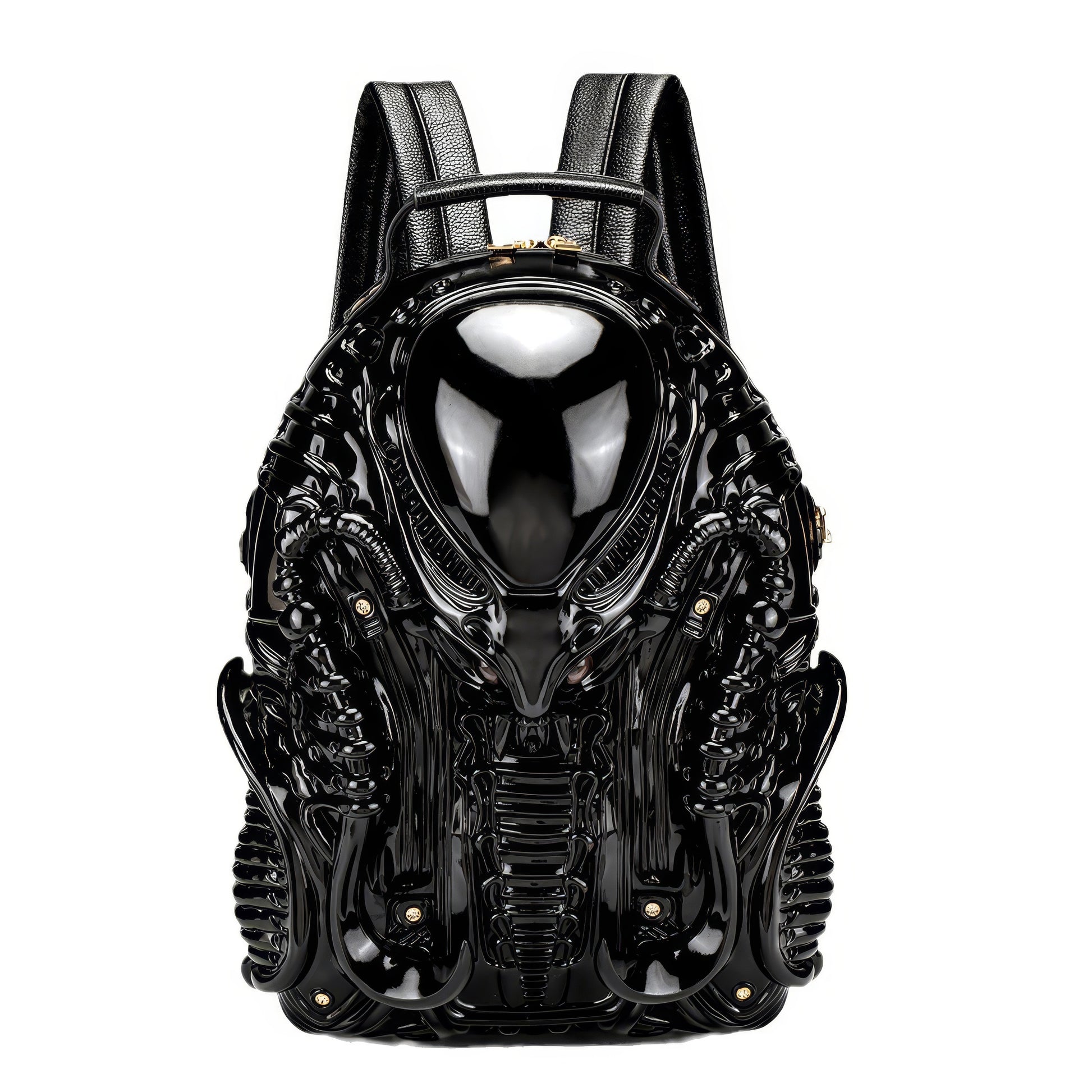 Glossy Alien Molded Hard Shell Backpack