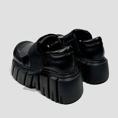 Chunky Velcro Strap Platform Shoes