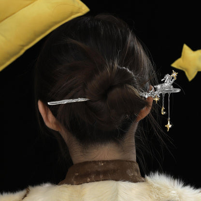 Moonlight Lamb Star Hair Stick