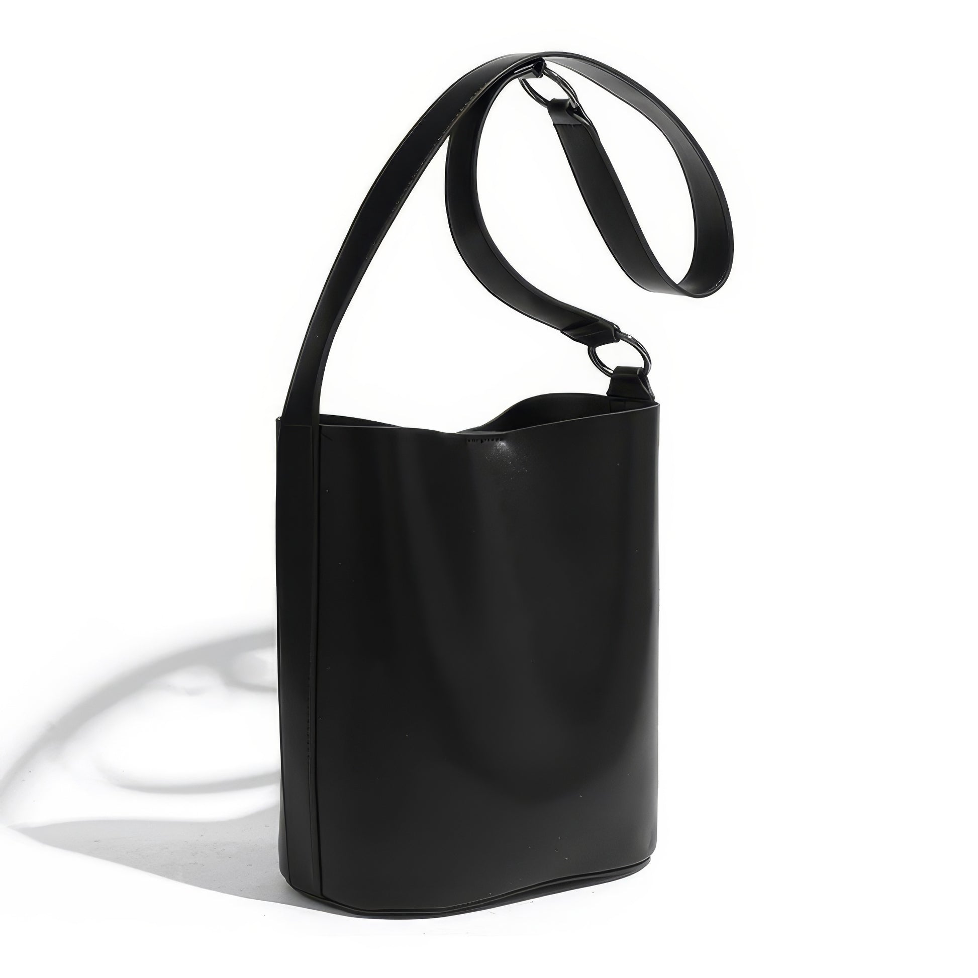 Minimal Smooth Bucket Shoulder Bag