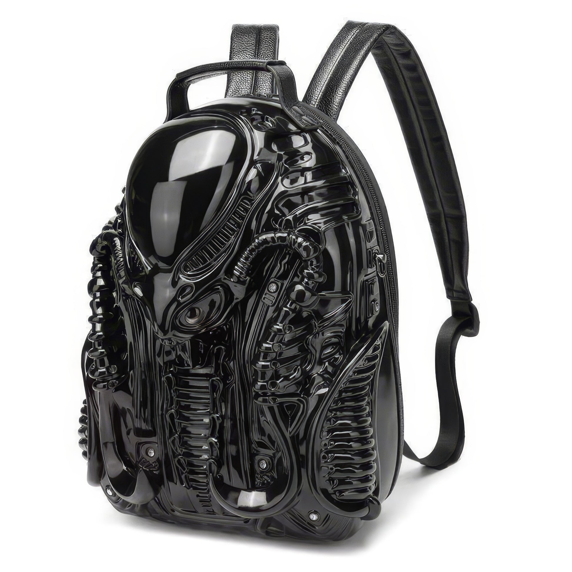Glossy Alien Molded Hard Shell Backpack