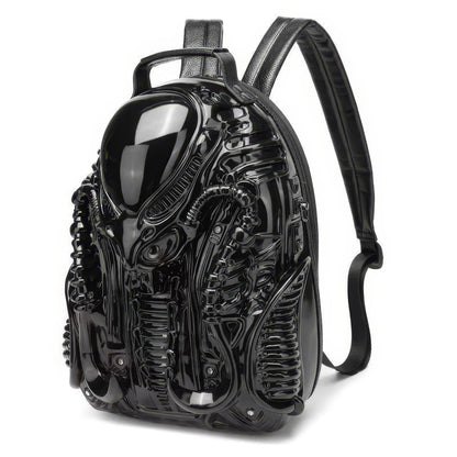 Glossy Alien Molded Hard Shell Backpack