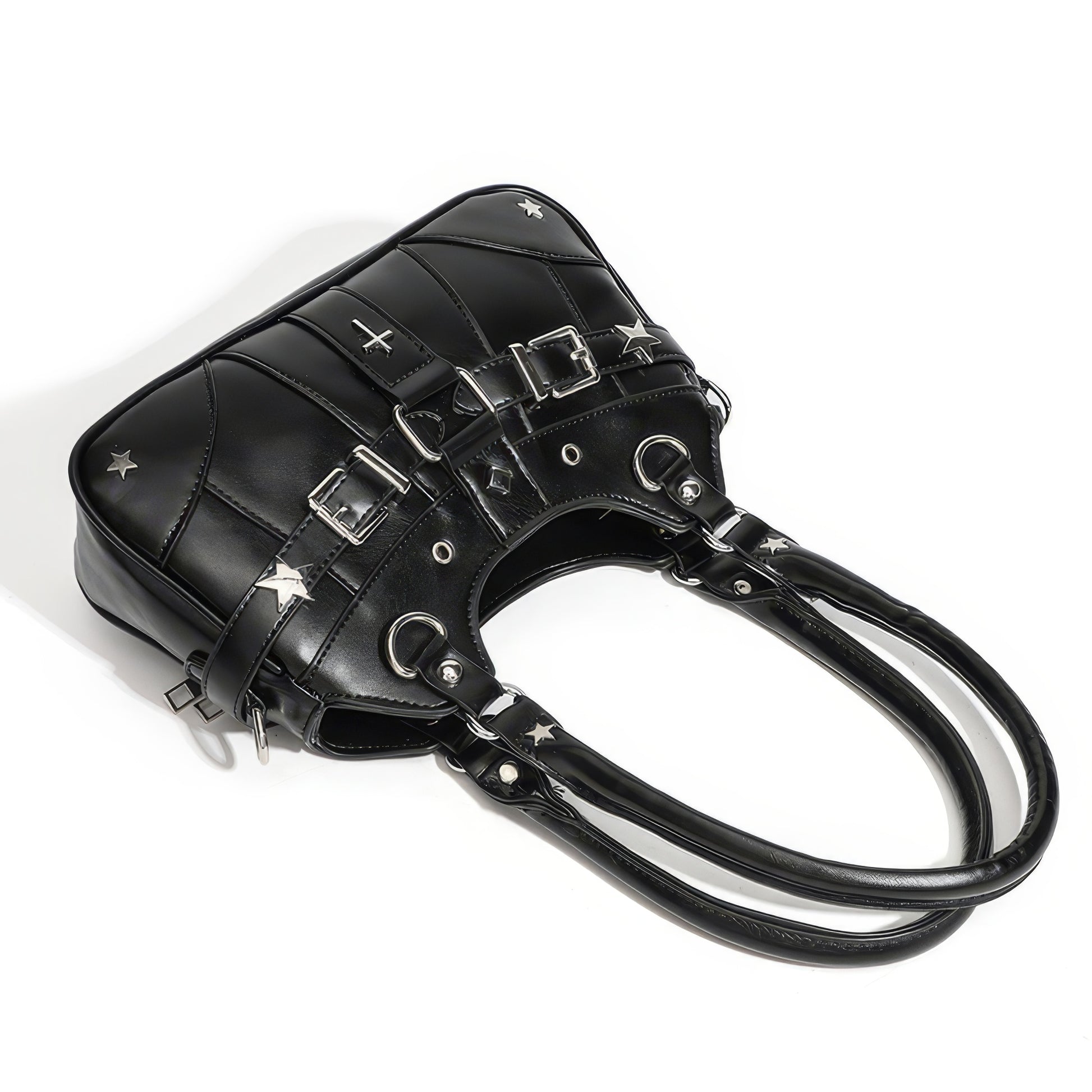Star Rivet Buckle Detail Handbag