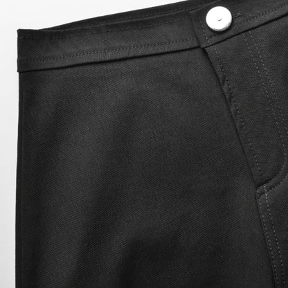 High Waist Fitted Black Shorts