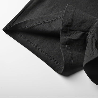 High Waist Fitted Black Shorts
