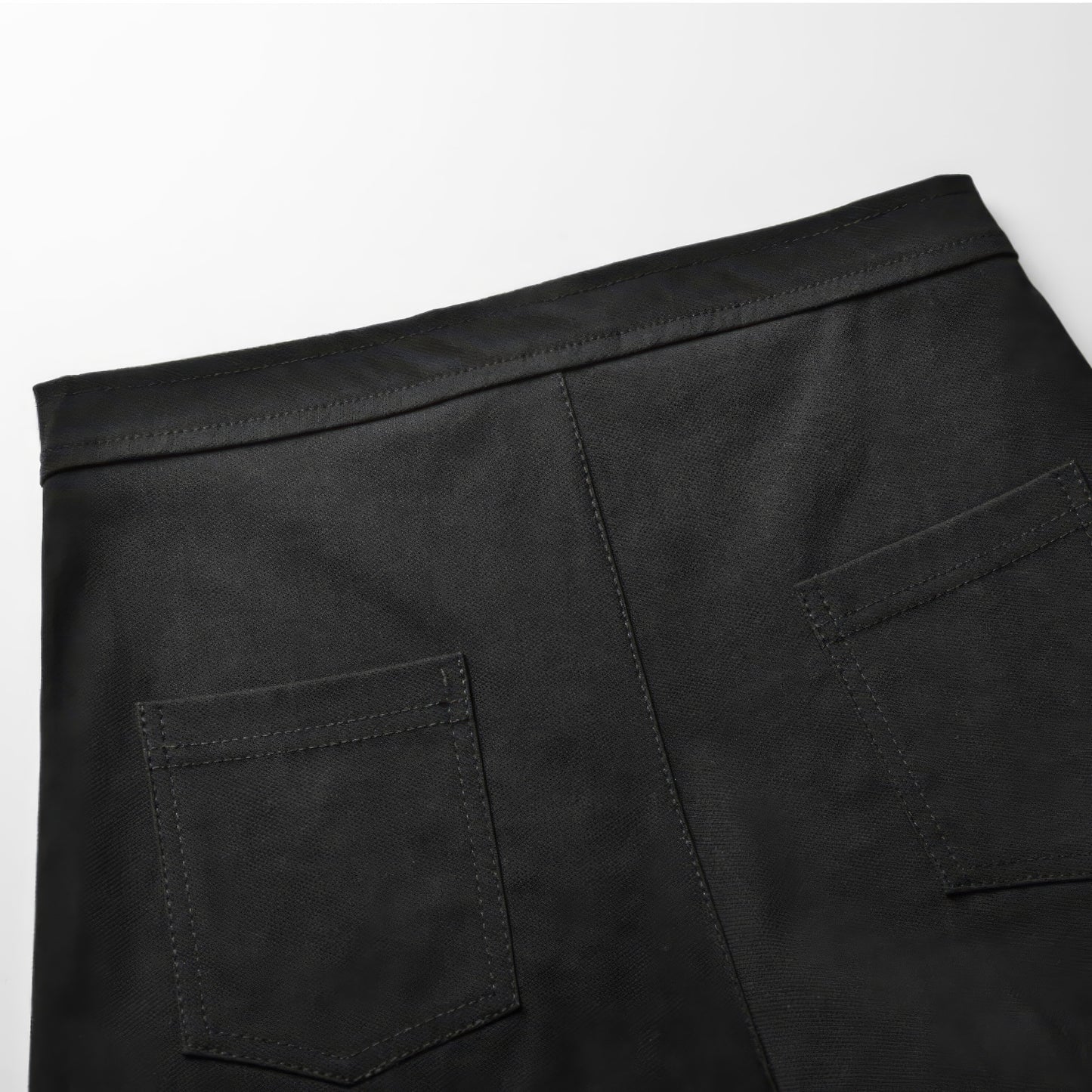 High Waist Fitted Black Shorts